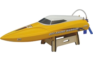 B-JS-9301YR/2.4 Joysway Off Shore Warrior – Yellow inc 2.4ghz Radio